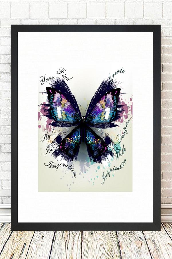 Tablo Center Siyah Çerçeveli Tablo 25 cm x 30 cm - Image 1