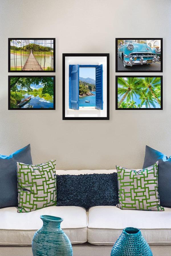 Tablo Center 5 Parçalı Çerçeveli Tablo Set - Image 1