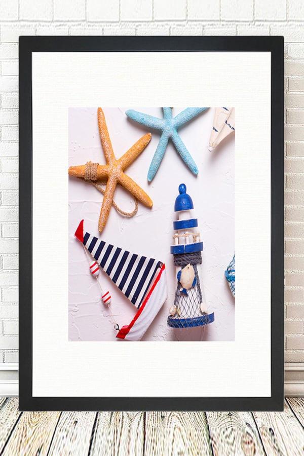 Tablo Center Siyah Çerçeveli Tablo 25 cm x 30 cm - Image 1