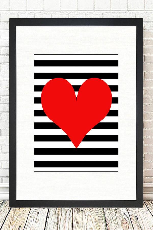 Tablo Center Siyah Çerçeveli Tablo 25 cm x 30 cm - Image 1