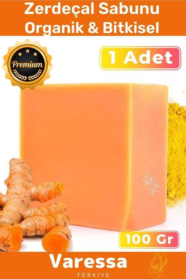 Premium Seri Orijinal Doğal Güzel Kokulu El Yüz Saç Vücut Cilt Zerdeçal Ekstraktı Sabunu - Image 1