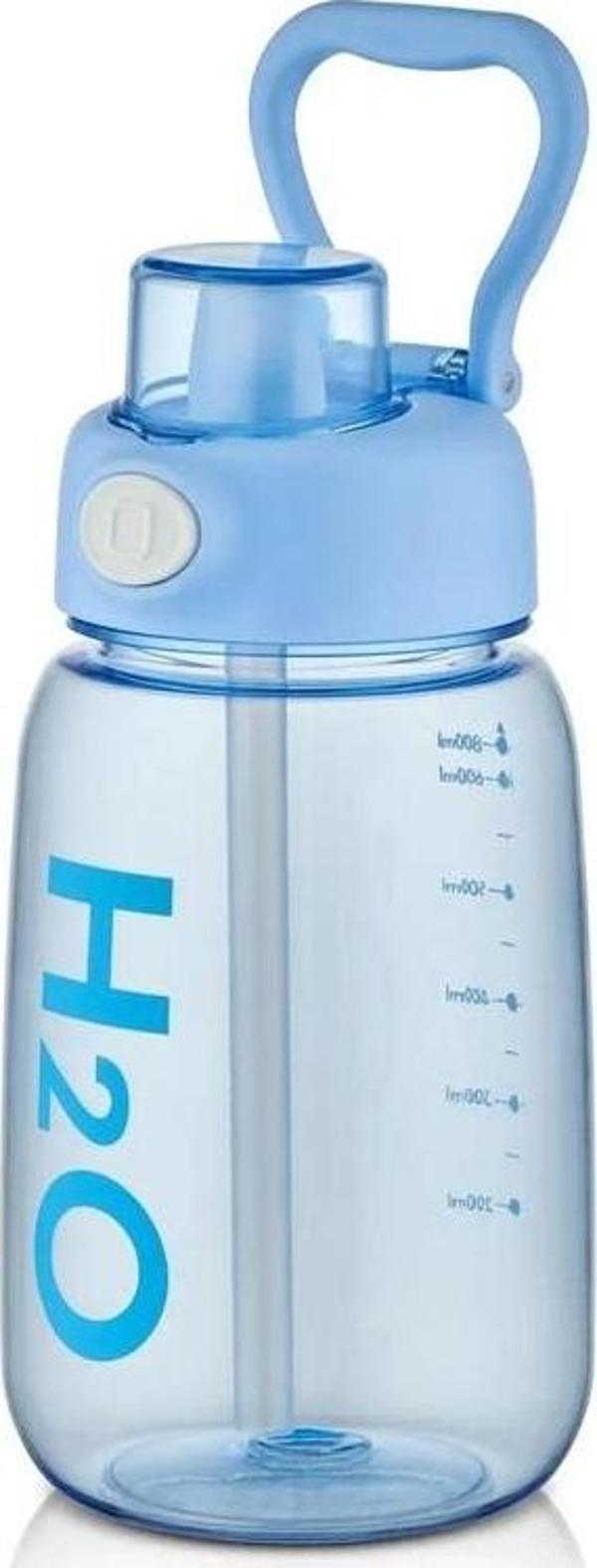 Çocuk Matara Suluk pipetli 800 ml Mavi Renk - Image 1