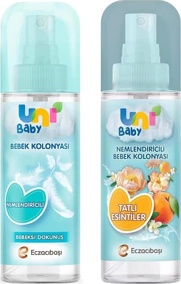Uni Baby Tatlı Esintiler Kolonyası 150 Ml + Uni Baby Bebeksi Dokunuş Kolonyası 150 Ml - Image 1