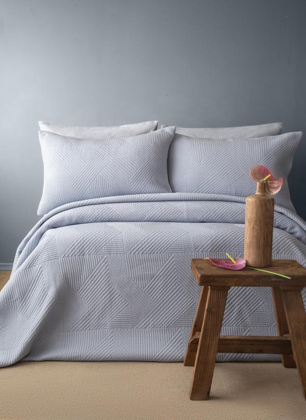 ÇİFT KİŞİLİK YATAK ÖRTÜSÜ SET SAVOY INDIGO - YATAK ORTUSU SET - Image 1