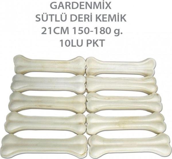 Gardenmix Sütlü Deri Kemik 21cm 150-180 G 10'lu - Image 1