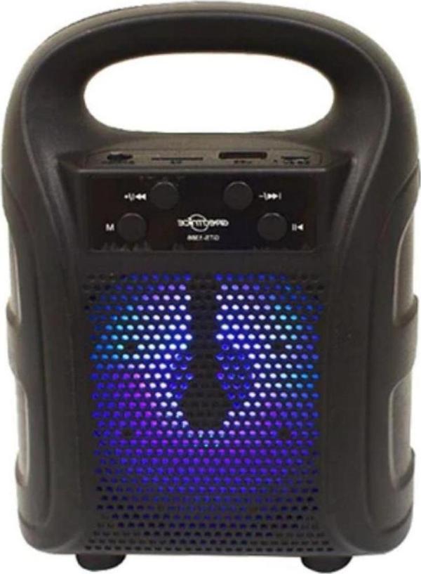 Işıklı 5W Hoparlör Taşınabilir Bluetooth Wireless Radyolu Sd Kart USB Girişli Tutmalı Hoparlör - Image 1
