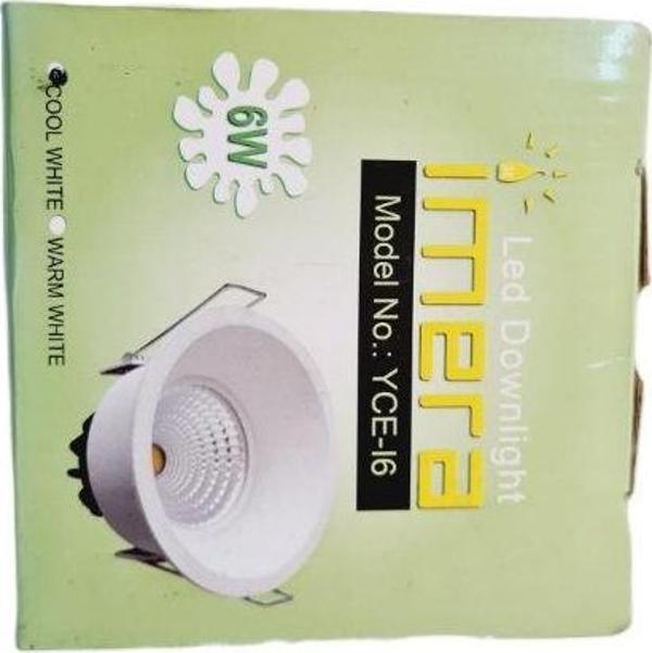 6 WATT LED SPOT TRAFOLU BEYAZ KASA GÜN IŞIĞI (YCE-N6) ( 2 ADET ) - Image 1