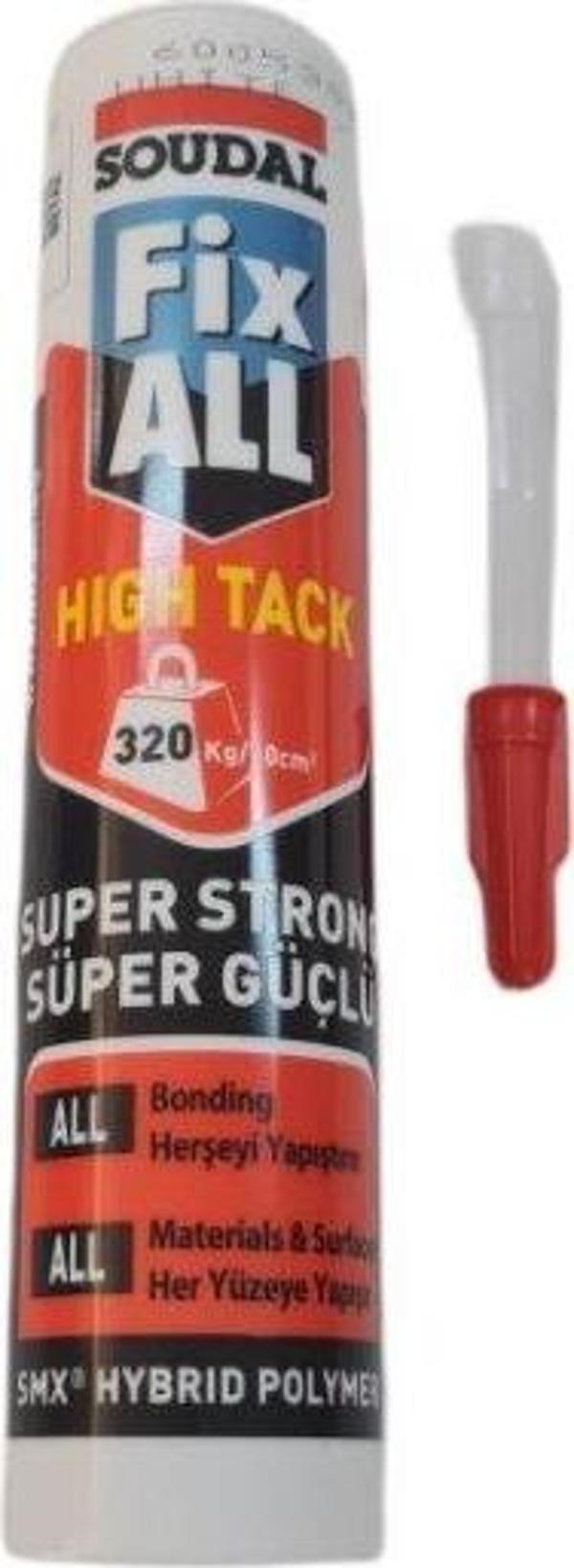 SOUDAL FİX ALL HIGH TACK (KORNİŞ YAP) BEYAZ 290 ML ( 2 ADET ) - Image 1