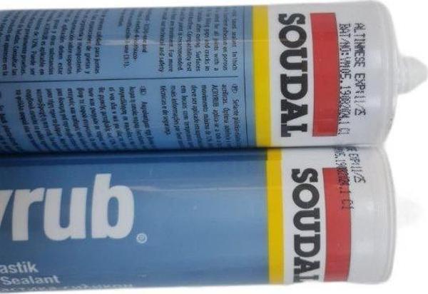 SOUDAL SİLİKONİZE MASTİK 500 GR ALTINMEŞE (2 ADET ) - Image 1