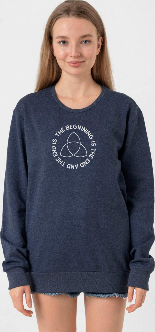 Dark The Beginning İndigo Kadın 2ip Sweatshirt - Image 1