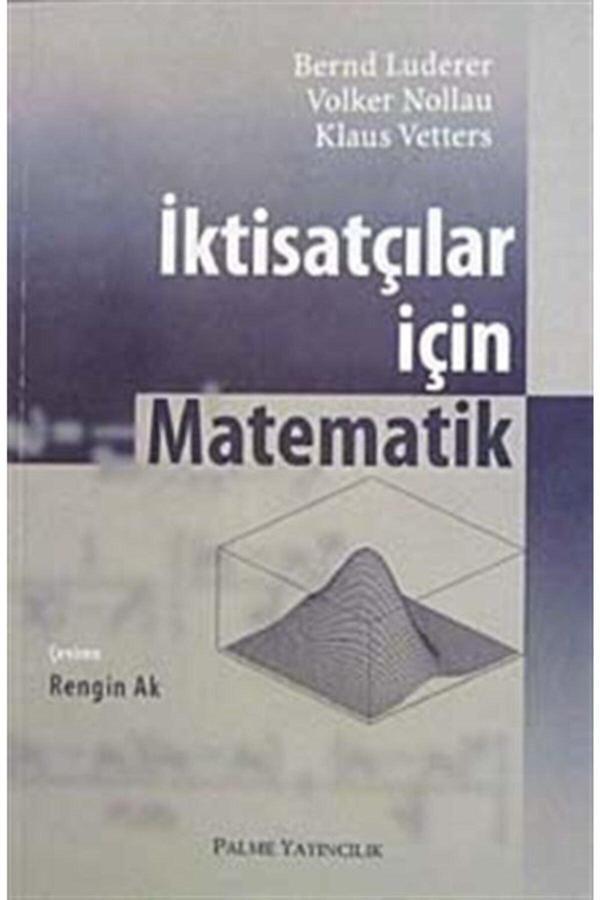Iktisatçılar Için Matematik - Palme Yayınları - Palme Yayınları - Image 1
