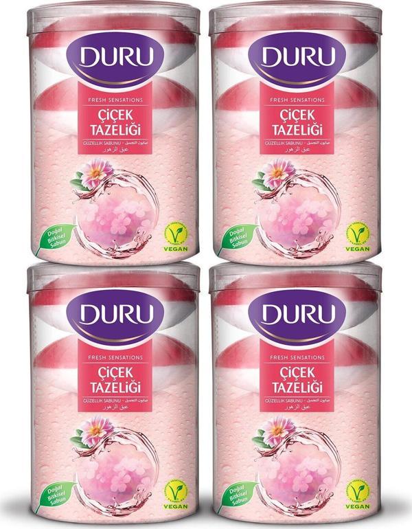 Duru Fresh Sensations Çiçek Tazeliği 16 Adet Güzellik Sabunu 4X400Gr - Image 1
