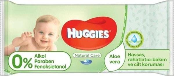 Huggies Islak Havlu (Dogal Bakım) Yeni 56 Yaprak - Tekli Paket - Image 1