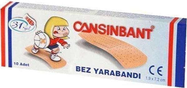 Hyd Cansınbant Bez Yarabandı 10'Lu 10 Paket (100 Adet) Cans10 - Image 1