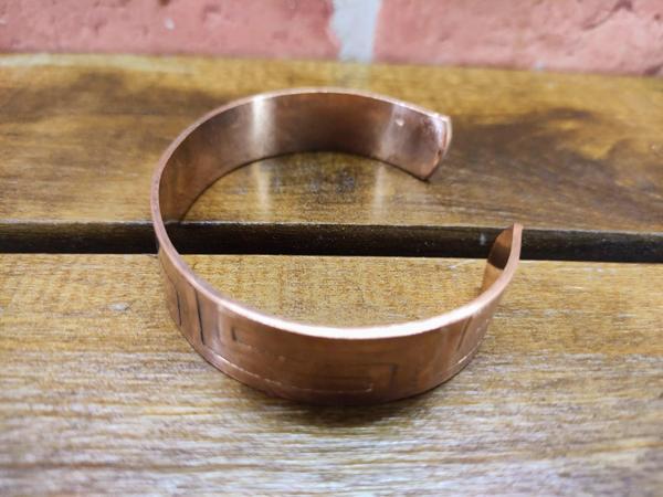 Ayarlanabilir Bakır Bileklik 17 cm Kalınlık 1,5 cm Sağlık İçin  Takınız - Image 1