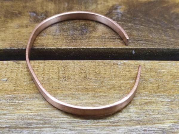 Ayarlanabilir Bakır Bileklik 18 cm Kalınlık 1,5 cm Sağlık İçin  Takınız - Image 1