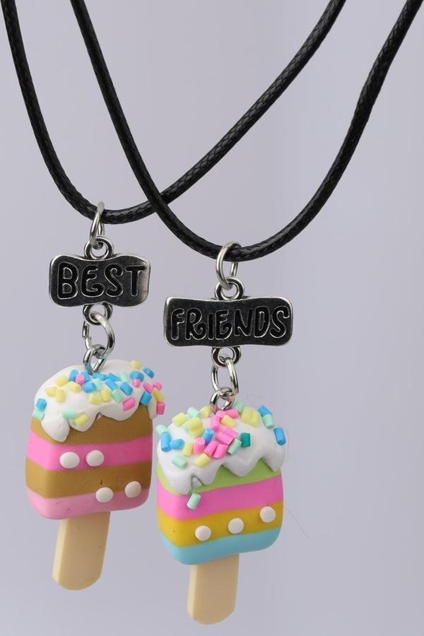 Best Friend Dondurma Figurlu Kolye - Image 1