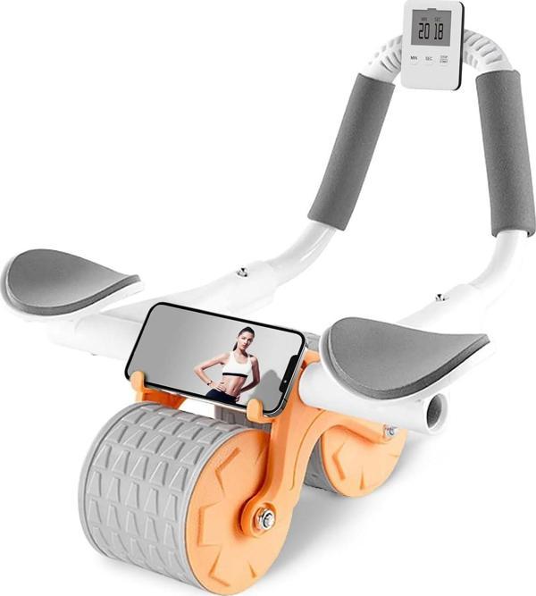 Valkyrie Karın Kası Göbek Eritici Abdominal Ab Roller Telefon Tutuculu Sayaçlı Turuncu - Image 1