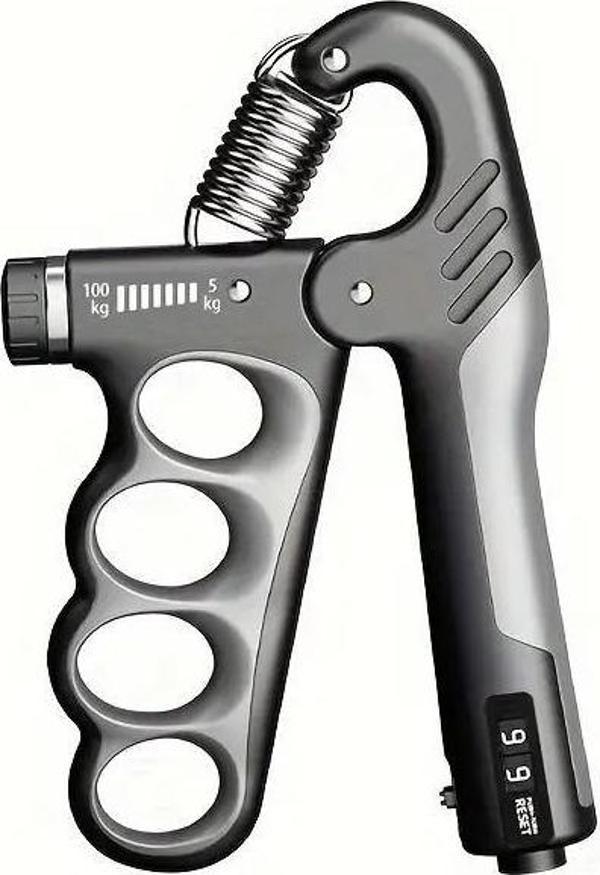 Valkyrie Sayaçlı Ergonomik 5-100kg El Yayı Bilek Güçlendirici Fitness Egzersiz Spor Aleti Sayaçlı XL Boy Gi - Image 1