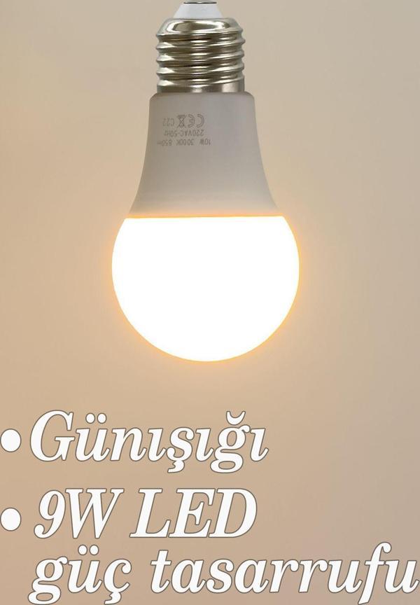 Vivido Home Gün Işığı Led Ampul 9W - Image 1