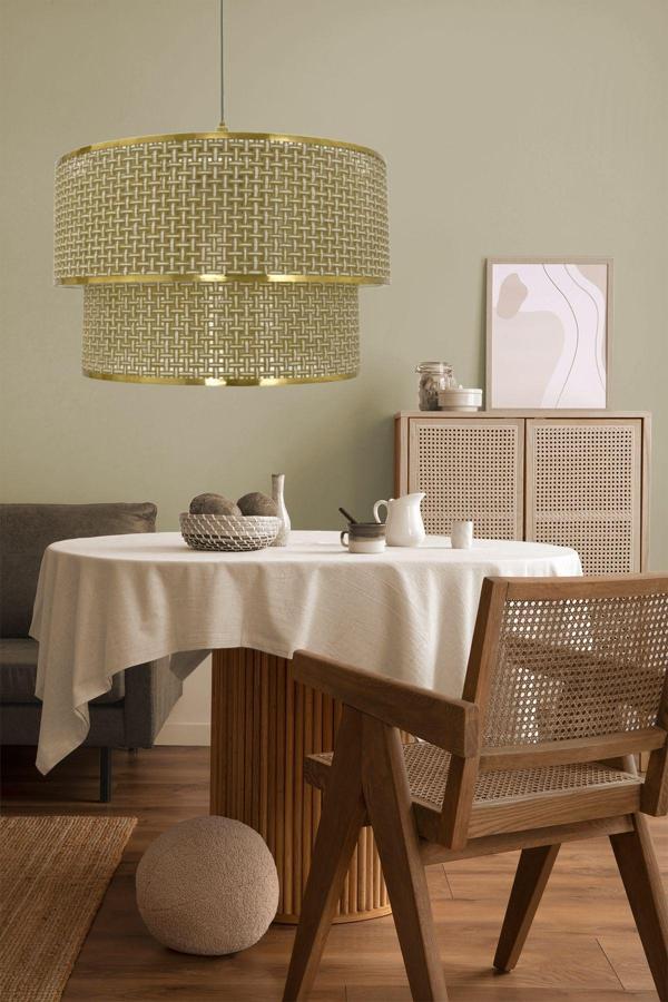 Vivido Home Premium Doğal Rattan Avize - Image 1
