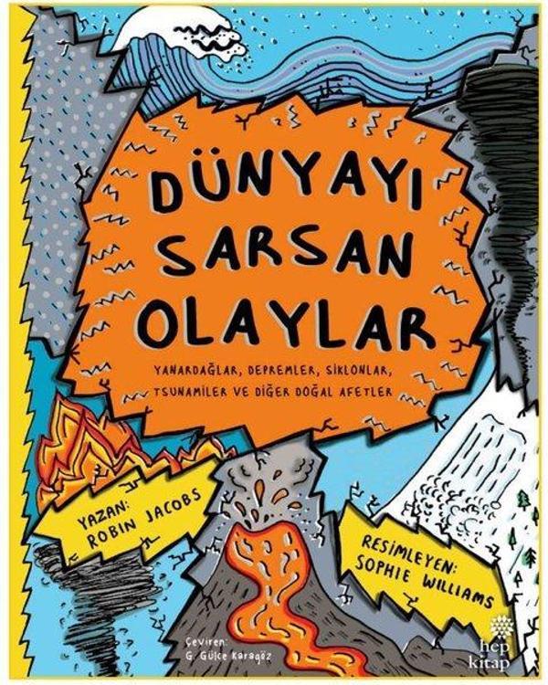Dünyayı Sarsan Olaylar - Yanardağlar Depremler Siklonlar Tsunamiler ve Diğer Doğal Afetler - Hep Kitap - Image 1