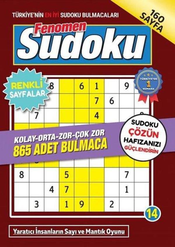 Fenomen Sudoku Bulmaca - 14 - Maxı Yayıncılık - Image 1