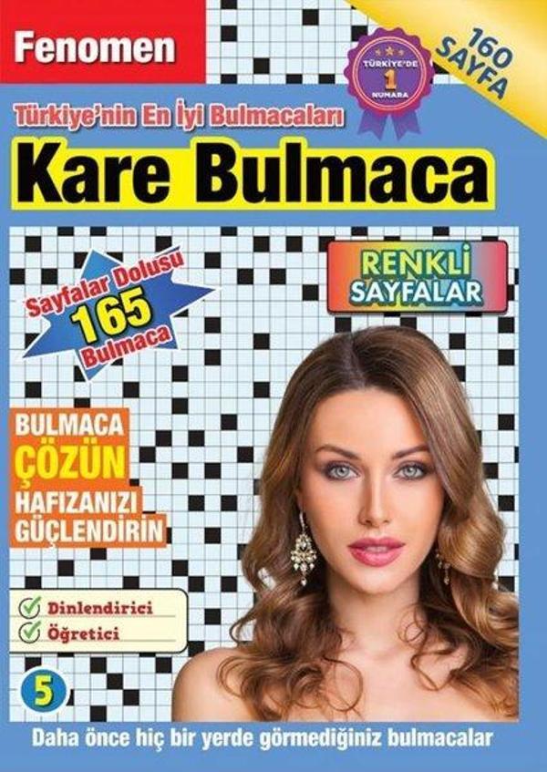 Fenomen Kare Bulmaca 5 - Maxı Yayıncılık - Image 1