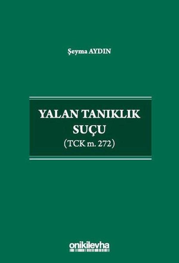 Yalan Tanıklık Suçu - On İki Levha Yayıncılık - Image 1