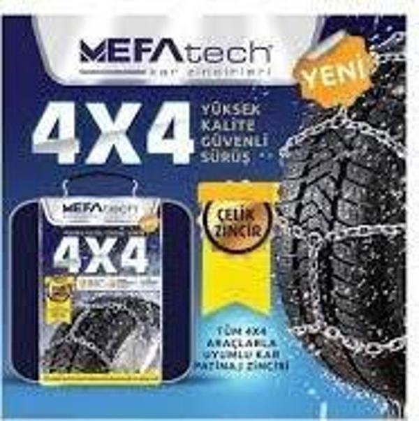 Mefatech 205/55R16 Grup:900 Takmatik Otomobil Kar Zinciri (Paket İçeriği 2 adettir) - Image 1