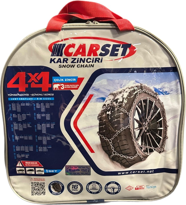 Carset 265/60R18 Grup:1700 Takmatik 4x4 Kar Zinciri  (Paket İçeriği 2 adettir) - Image 1
