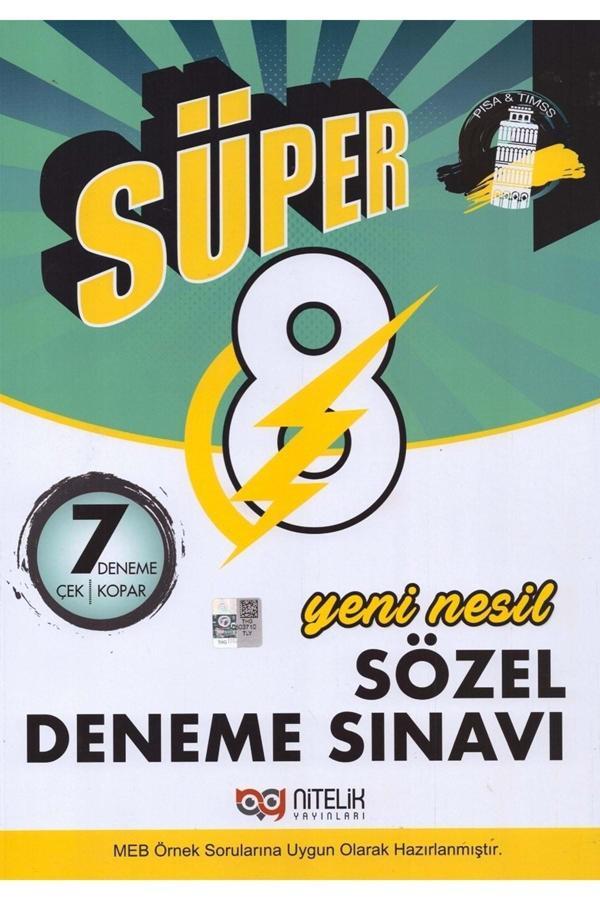 Nitelik 8.sınıf Yeni Nesil Süper Sözel 7 Deneme - Image 1