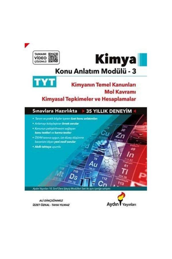 Tyt Kimya Konu Anlatım Modülü-3 - Aydın Yayınları - Aydın Yayınları - Image 1