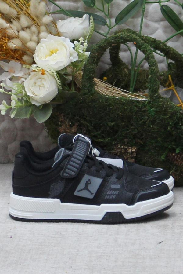 Fort Cool King Kısa Siyah Rahat Sneaker Çocuk Ayakkabı - Image 1