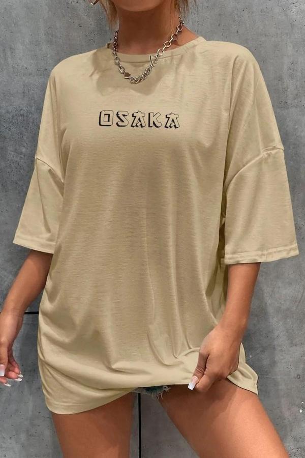 Unisex Osaka  Baskılı T-shirt - Image 1