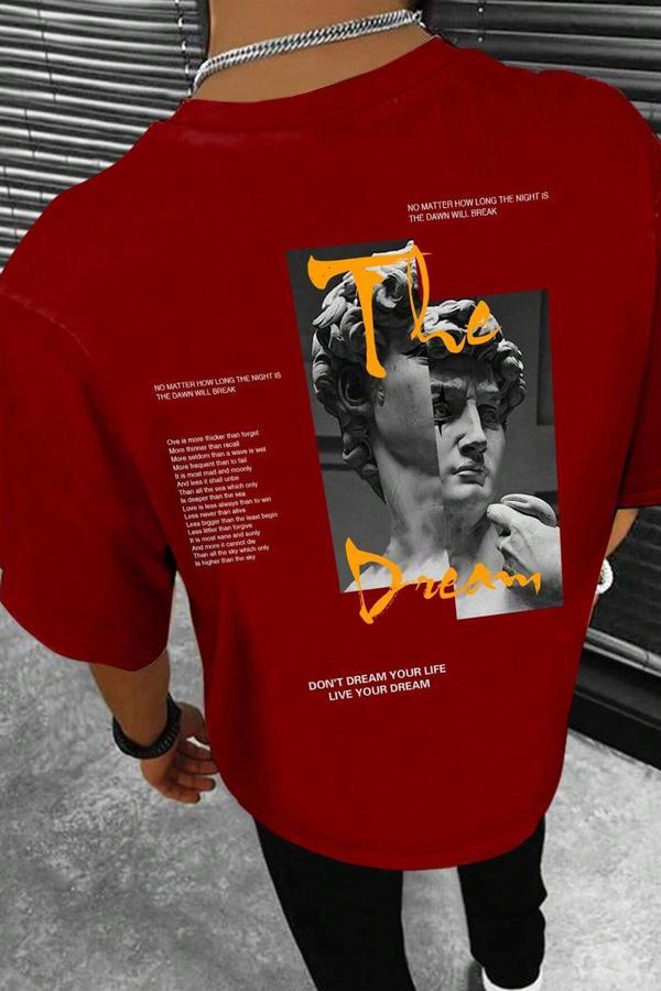 Unisex The Dream Baskılı Tasarım Tshirt - Image 1