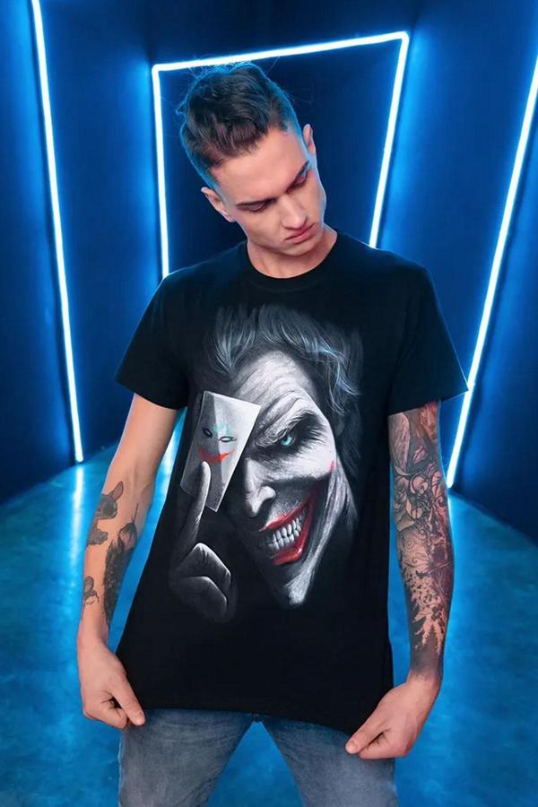 Unisex Joker Baskılı Oversize Tshirt - Image 1