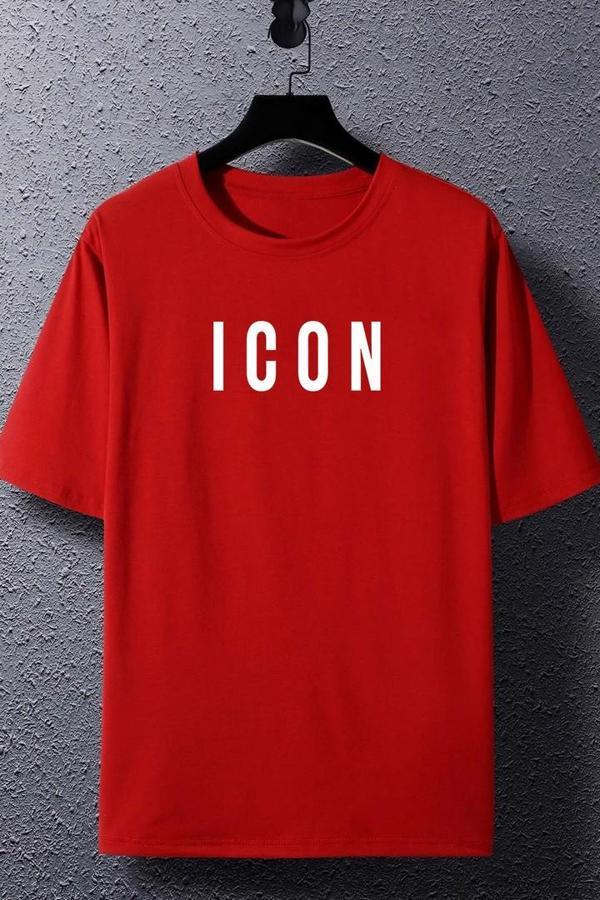 Unisex Icon Baskılı T-shirt - Image 1