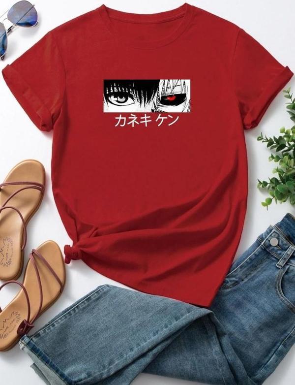 Unisex Ken Kaneki Baskılı T-shirt - Image 1