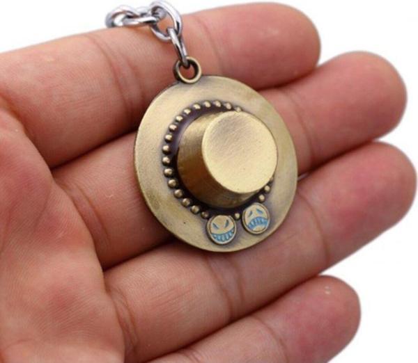 Anime One Piece Ace Hat Kolye   Aksesuar Şık Hediyelik Süs Takı - Image 1