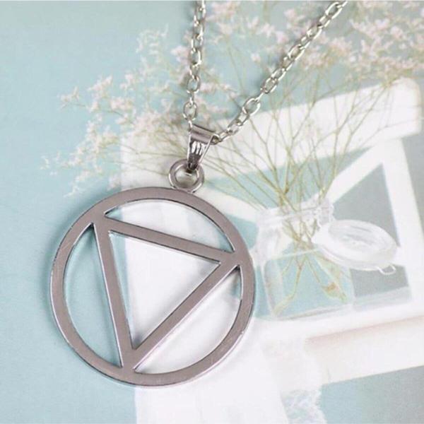 Naruto Sharingan Uzamaki Kunai Hokage Gri Metal Zincirli Kolye - Image 1