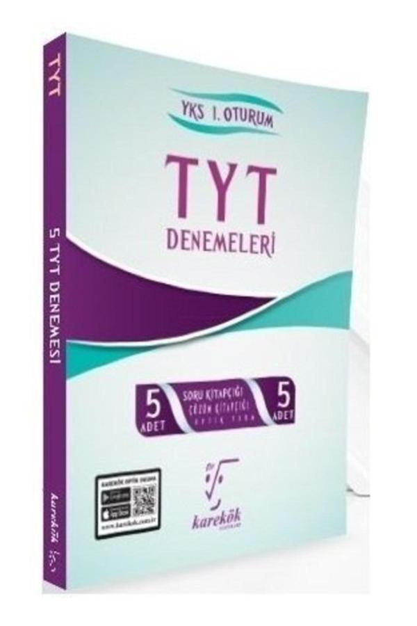 Karekök Tyt 5 Li Deneme Mst00963 - Karekök Eğitim Yayın - Karekök Eğitim Yayınları - Image 1