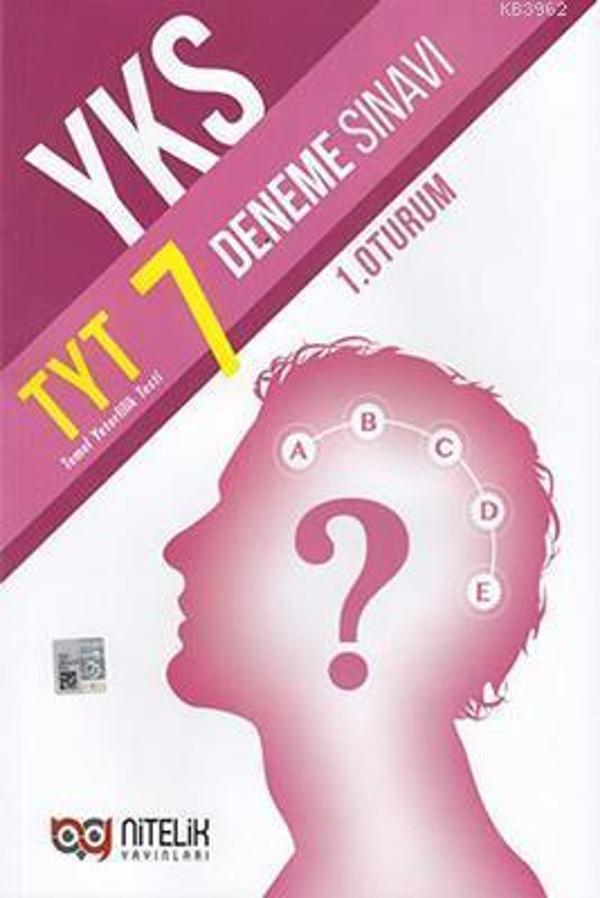 Nitelik Yks Tyt 7 Deneme Sınavı 1.Oturum -  - Nitelik Yayınları - Image 1