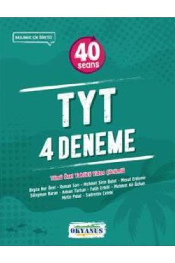 Tyt 40 Seans 4 Lü Deneme - Okyanus Yayıncılık - Okyanus Eğitim - Image 1