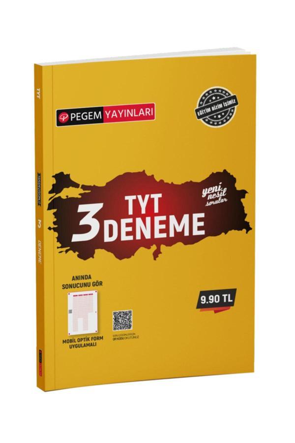 2022 Tyt 3 Deneme Yayıncılık - Pegem Akademi Yayıncılık - Pegem Akademi Yayıncılık - Image 1