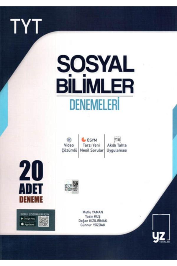 Tyt Sosyal Bilimler 20 Li Deneme - Yz Yayınları - Yz Yayınları - Image 1