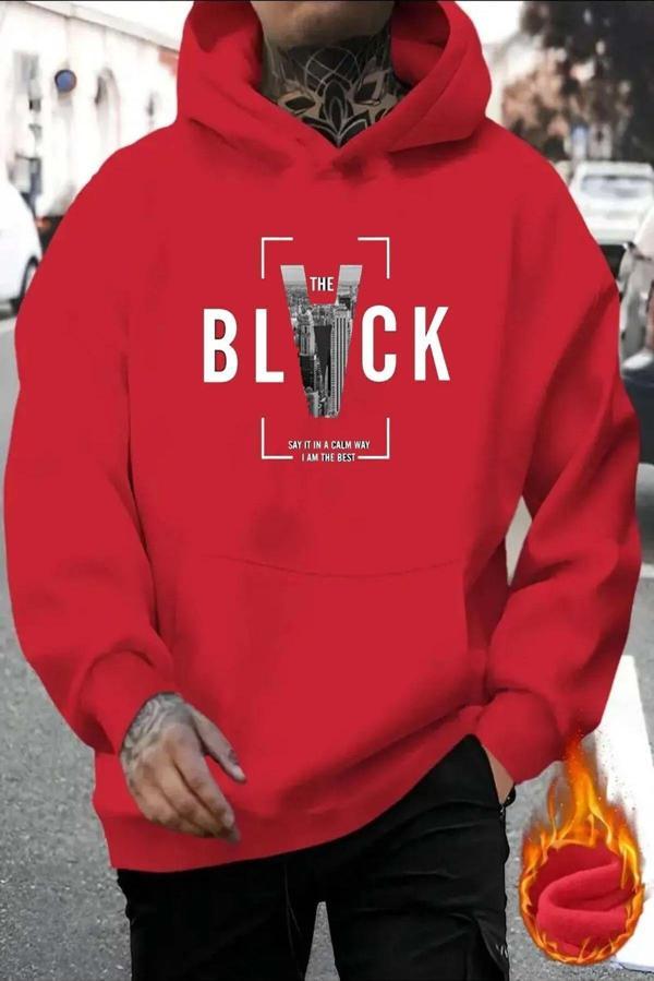 Black Baskılı  Pamuklu Oversize Sweatshirt - Image 1