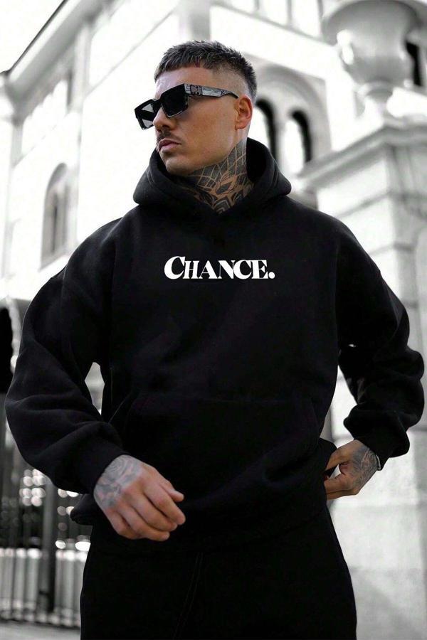 Chance Baskılı Oversize Sweatshirt - Image 1
