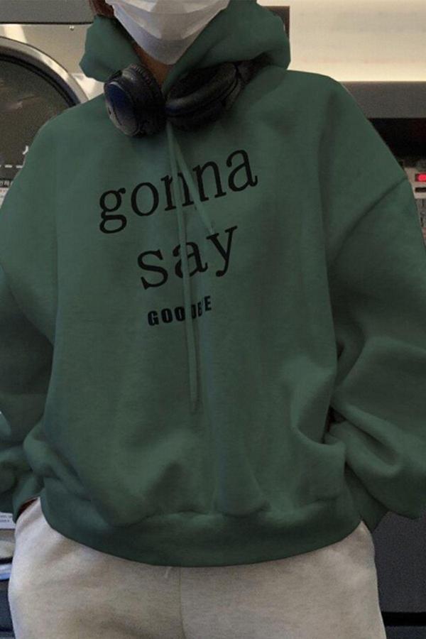 Erkek Gonna Say Baskılı Oversize Sweatshirt - Image 1