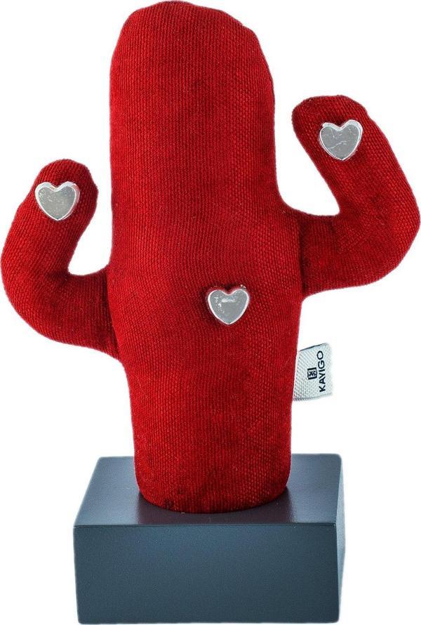 Kayıgo Cactus Lavanta Dolgulu Gri Notluk / Kırmızı - Gri - Image 1